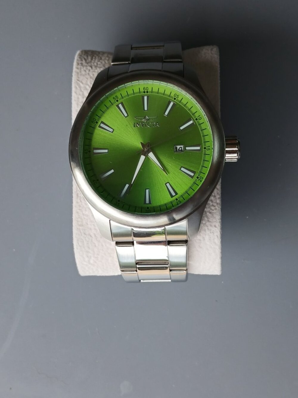 Invicta Lime Green Face Stainless Steel